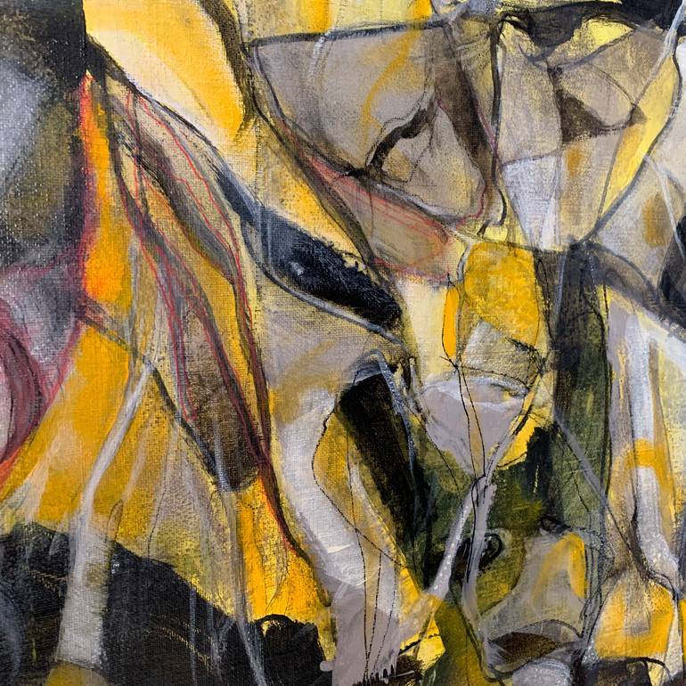 Original Abstract Expressionism Abstract Painting by Max De Winter
