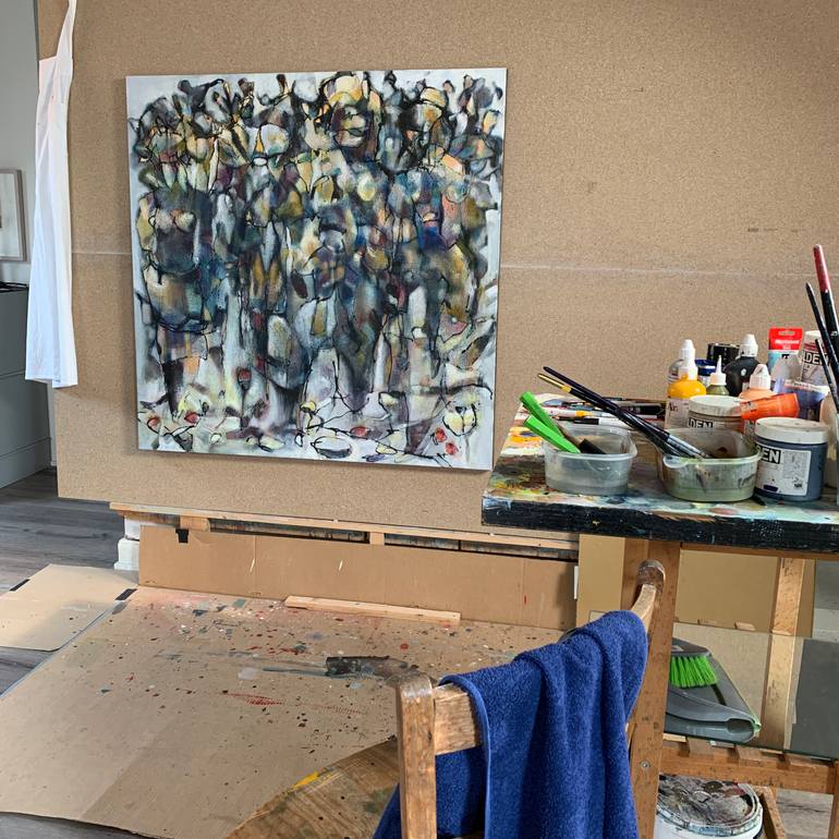 Original Painterly Abstraction Abstract Painting by Max De Winter