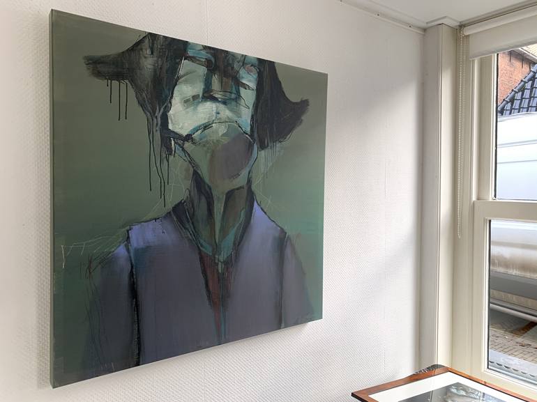 Original Expressionism Portrait Painting by Max De Winter