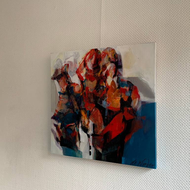 Original Abstract Expressionism Family Painting by Max De Winter