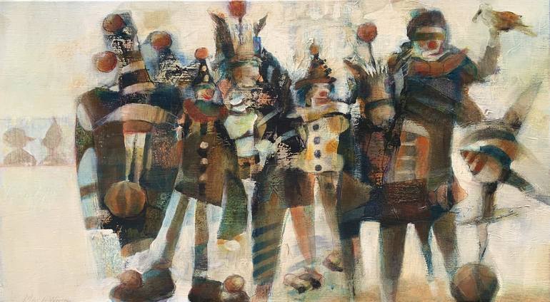 Original Abstract Comics Paintings by Max De Winter