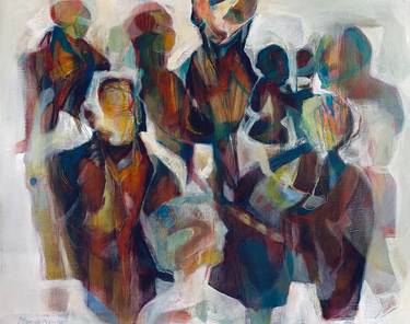 Original Abstract People Paintings by Max de Winter