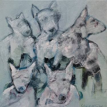 Original Figurative Animal Paintings by Max de Winter