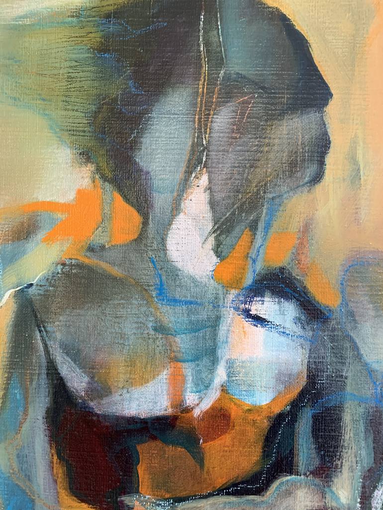 Original Abstract Women Painting by Max de Winter