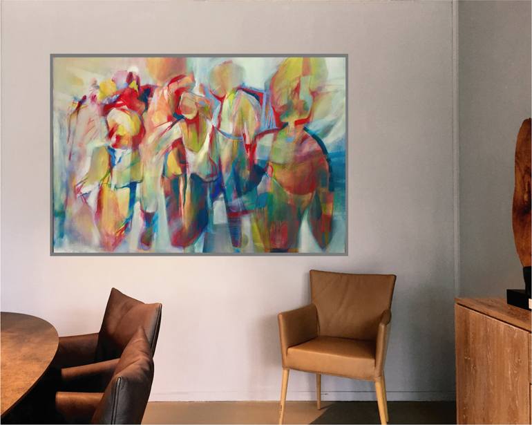 Original Abstract Painting by Max de Winter