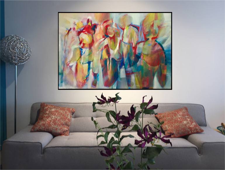 Original Abstract Painting by Max de Winter