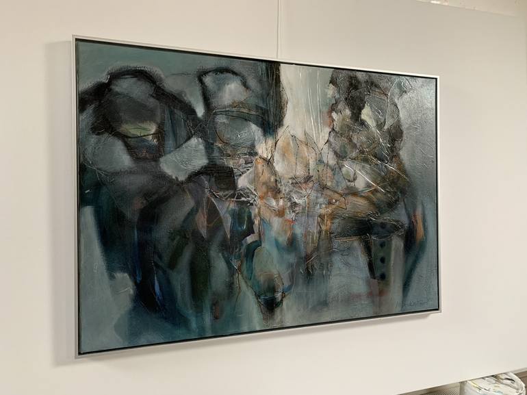 Original Abstract People Painting by Max De Winter