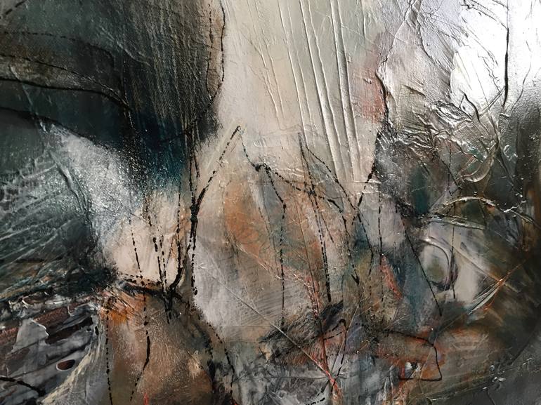 Original Abstract People Painting by Max De Winter