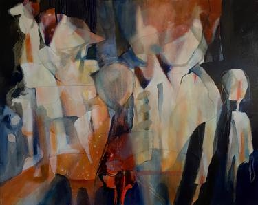 Original Abstract Women Paintings by Max de Winter