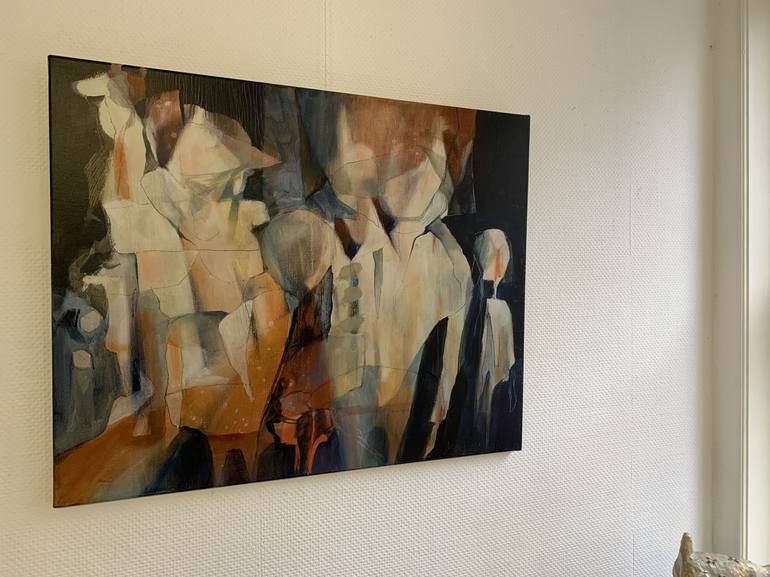 Original Abstract Women Painting by Max de Winter