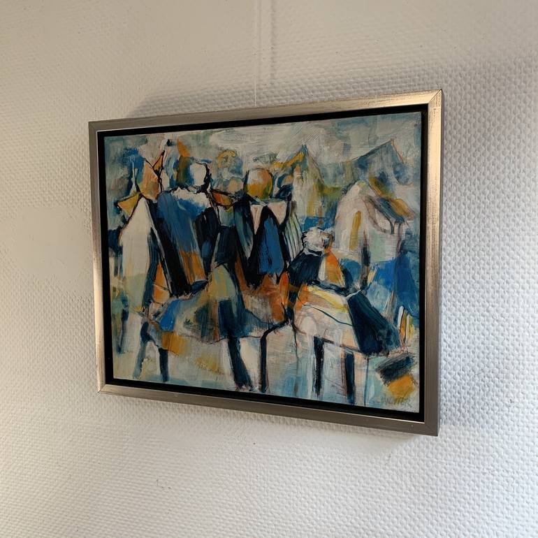 Original Abstract Travel Painting by Max de Winter