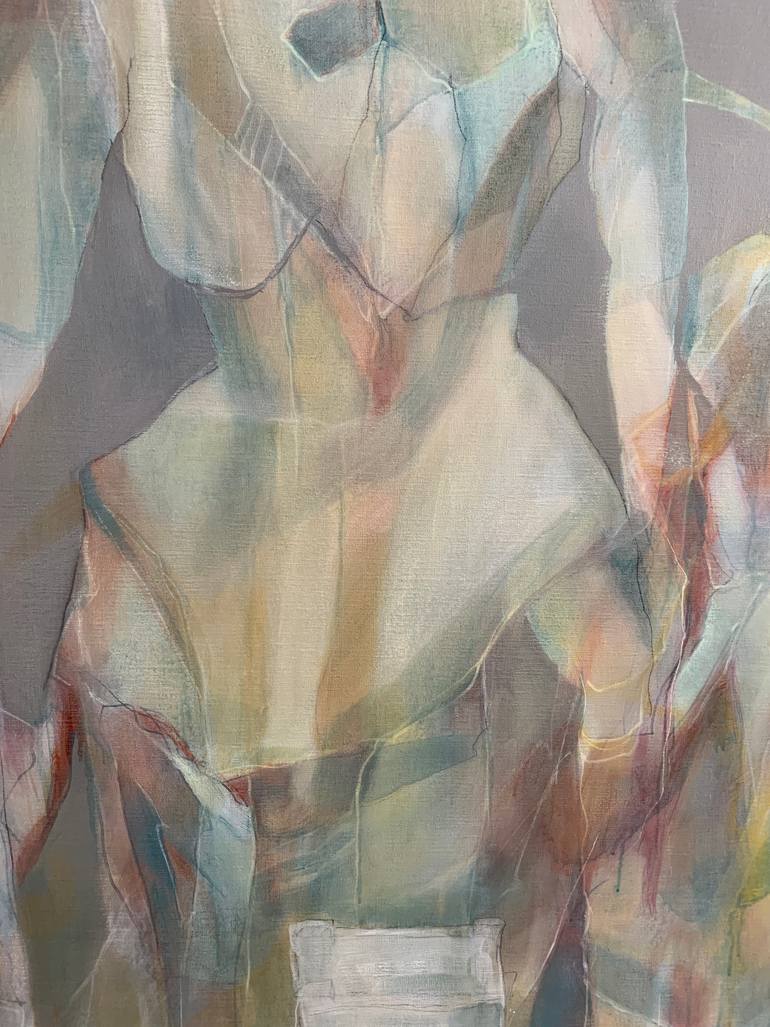 Original Modernism Abstract Painting by Max De Winter