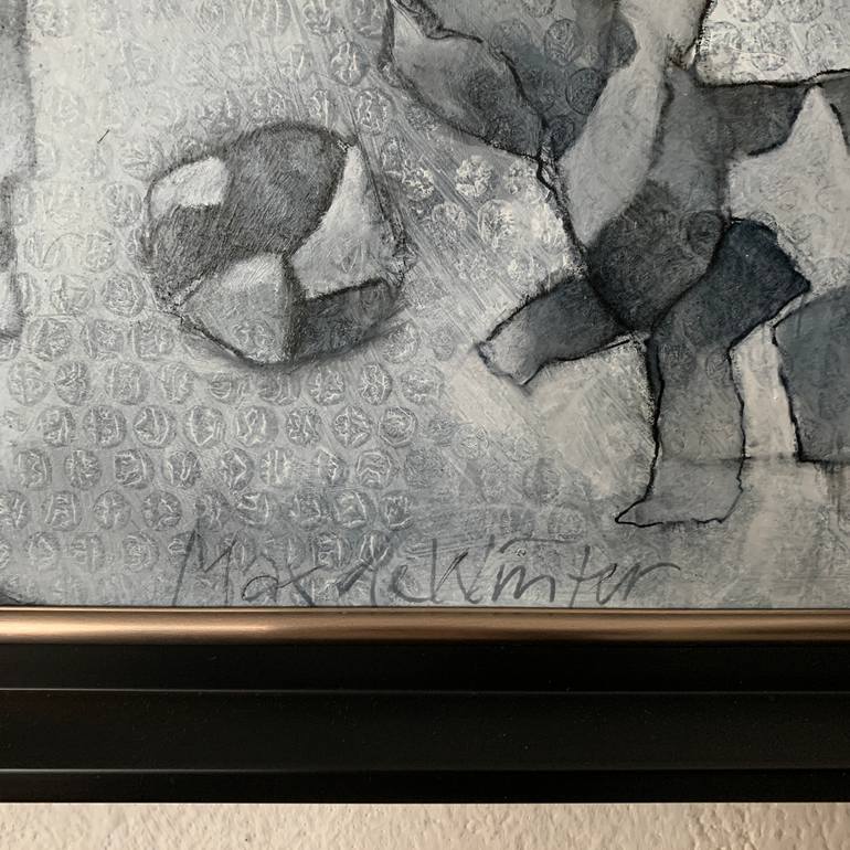 Original Documentary Children Painting by Max De Winter