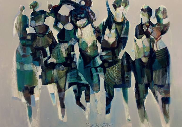 Print of Figurative Women Paintings by Max De Winter