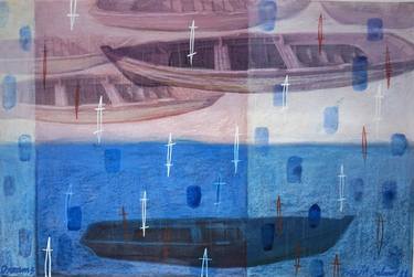 Original Fine Art Boat Paintings by Wael A. Sabour
