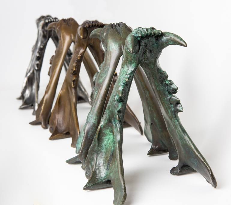 Original Figurative Animal Sculpture by Simon Fearnhamm