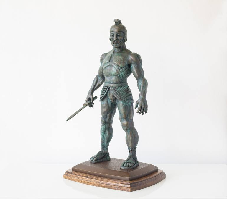 Original Figurative Classical mythology Sculpture by Simon Fearnhamm