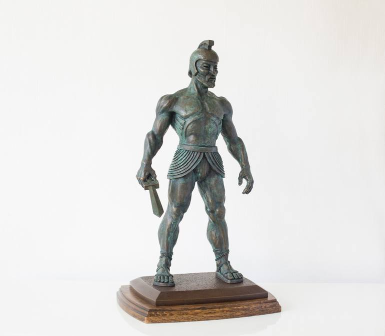 Original Figurative Classical mythology Sculpture by Simon Fearnhamm