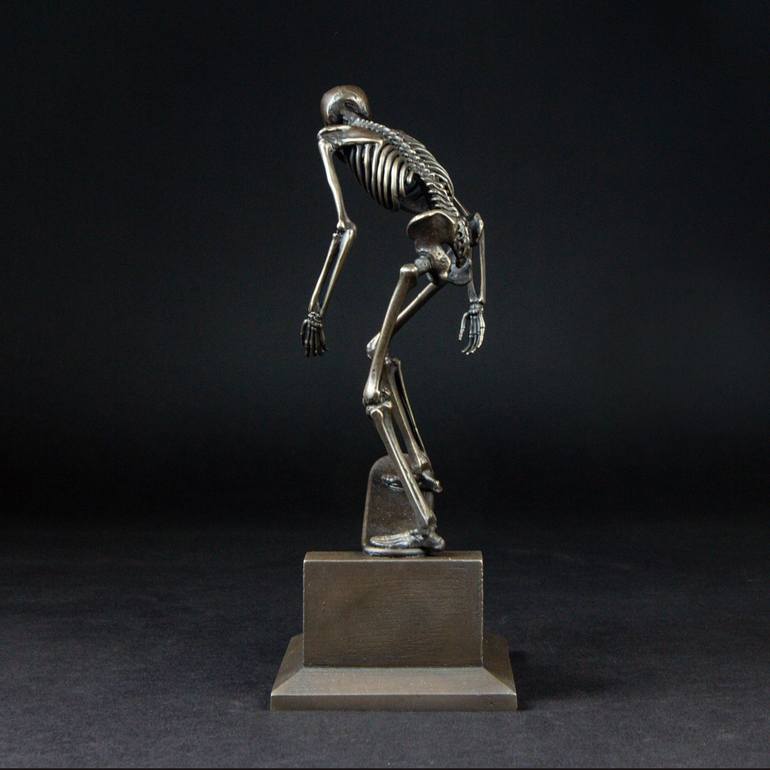 Original Pop Art Mortality Sculpture by Simon Fearnhamm