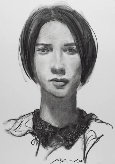 Original Portraiture Portrait Drawings by Jaeha Park