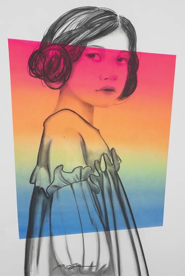 Print of Art Deco Portrait Paintings by Jaeha Park