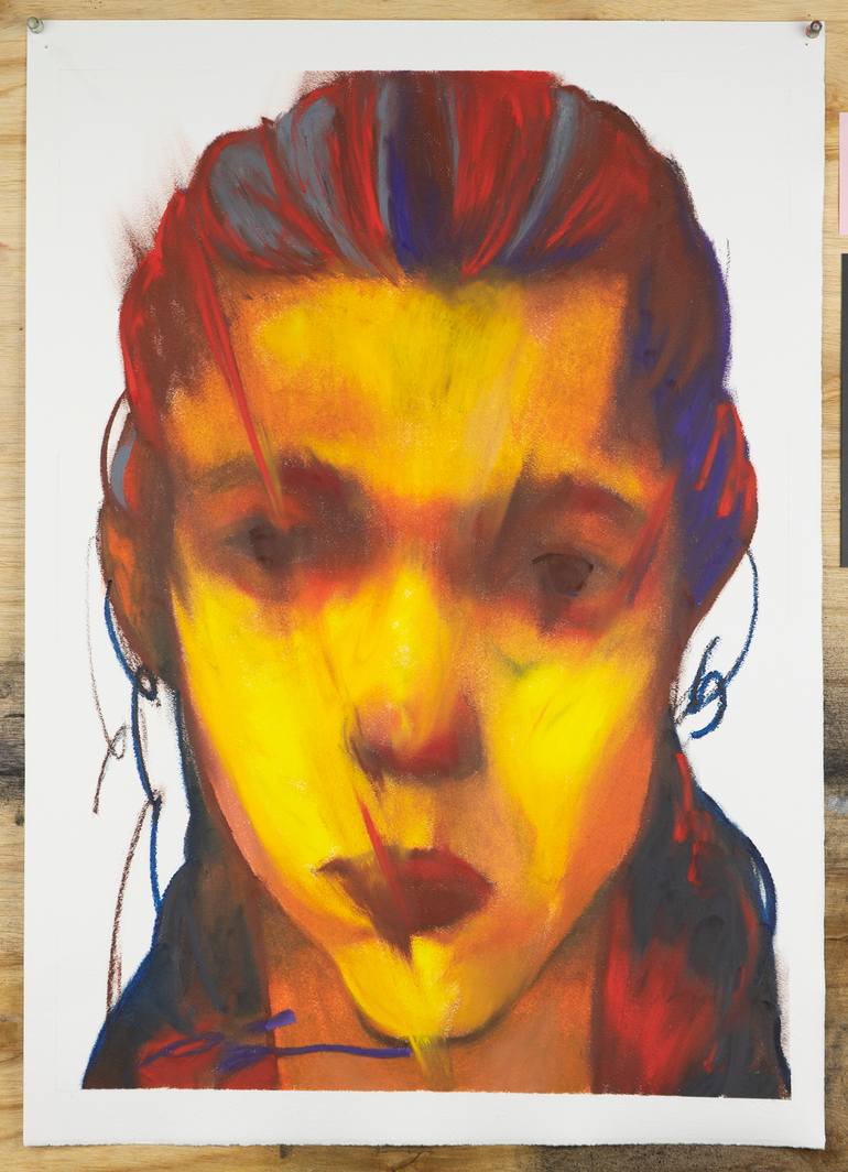 Original Abstract People Drawing by Jaeha Park