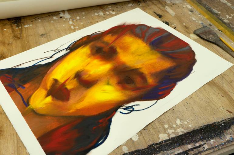 Original Abstract People Drawing by Jaeha Park