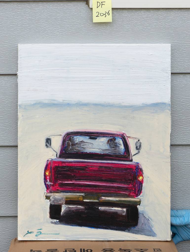 Original Art Deco Car Painting by Jaeha Park