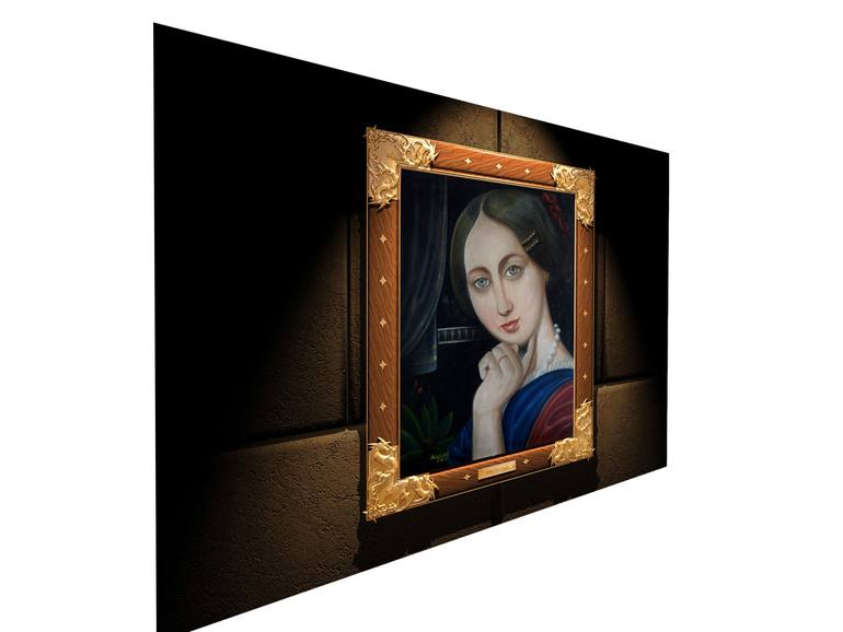 Original Expressionism People Painting by Ashish Shah