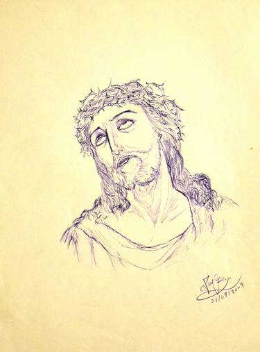 Original Abstract Expressionism Religion Drawings by Fayez Sedarous