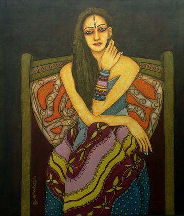 Original Abstract Women Paintings by Babli Keshri