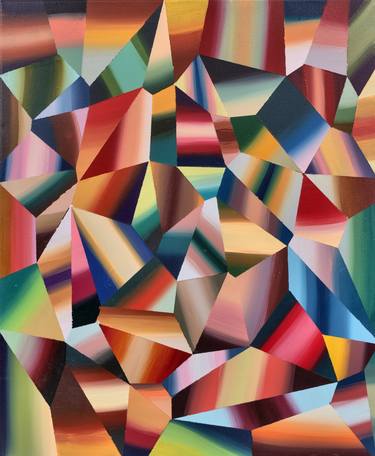 Original Abstract Expressionism Abstract Painting by Dilan Gardi