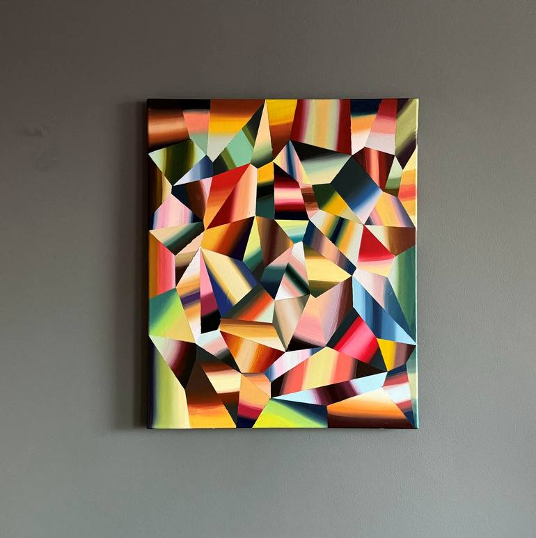 Original Abstract Expressionism Abstract Painting by Dilan Gardi
