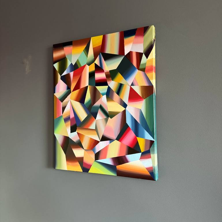 Original Abstract Expressionism Abstract Painting by Dilan Gardi