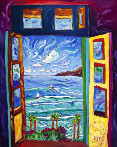 Original Expressionism Seascape Paintings by Cathy Carey