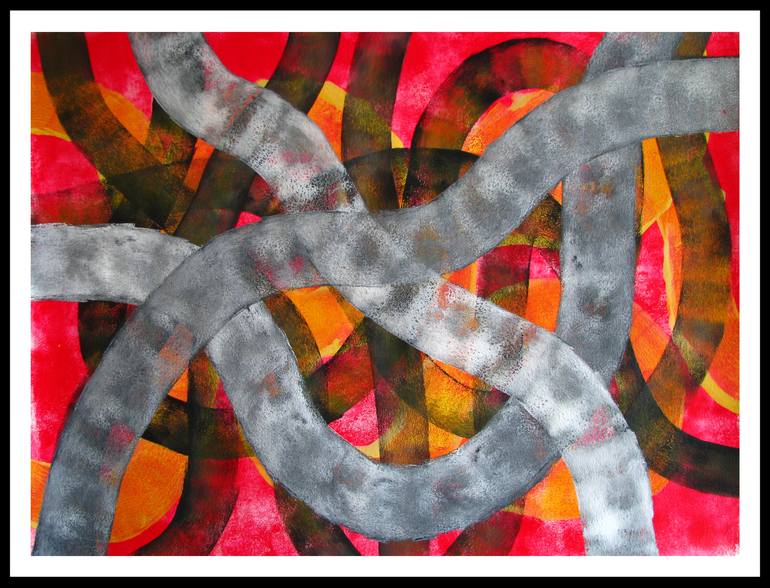 Original Abstract Painting by Juan Mildenberger