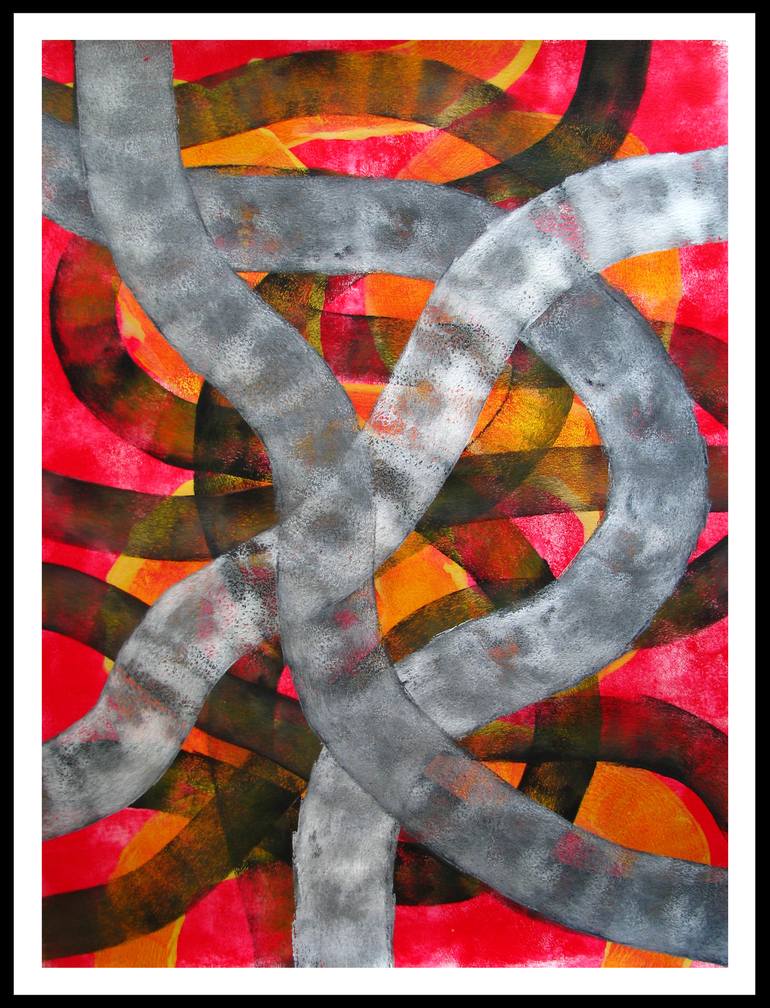 Original Abstract Painting by Juan Mildenberger