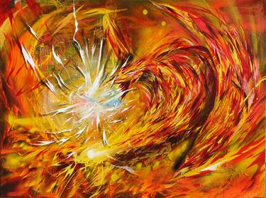 Original Abstract Expressionism World Culture Painting by Jemal Mcclary