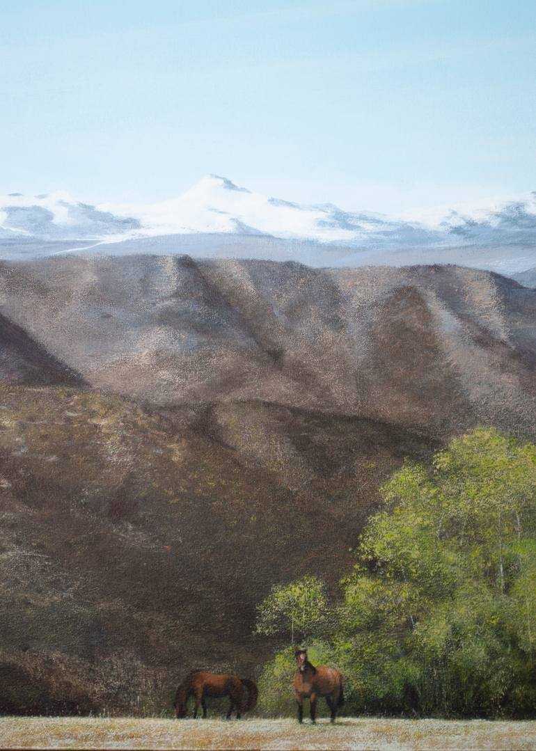 Original Figurative Landscape Painting by Berta Iñiguez