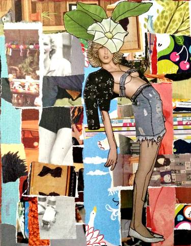 Print of People Collage by Ilde De munck