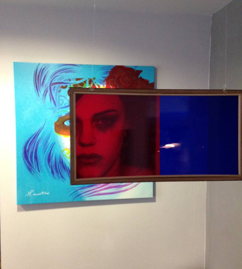 Original Pop Art Pop Culture/Celebrity Painting by Armando Ponteggi