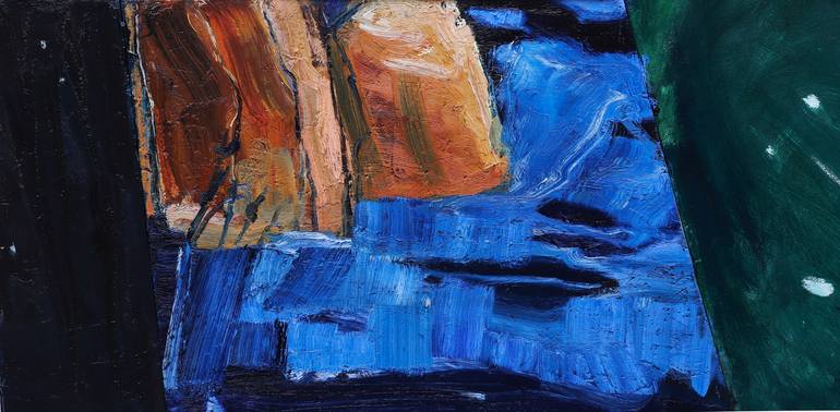 Original Abstract Body Painting by Diana Savostaite