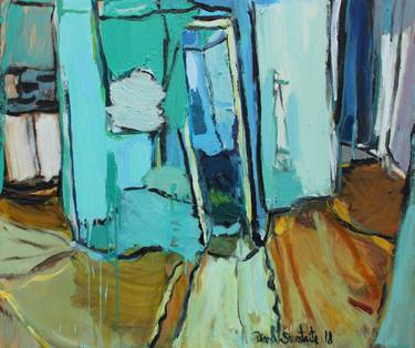 Print of Cities Paintings by Diana Savostaite