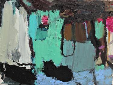 Print of Abstract Expressionism Home Paintings by Diana Savostaite
