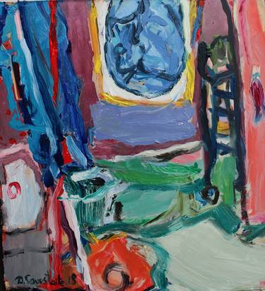 Print of Abstract Expressionism Home Paintings by Diana Savostaite