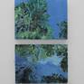 When I look up - I see green trees and a blue sky.
Oil on cradled panel, 15,5 x 20,5 x 2 cm, 2020