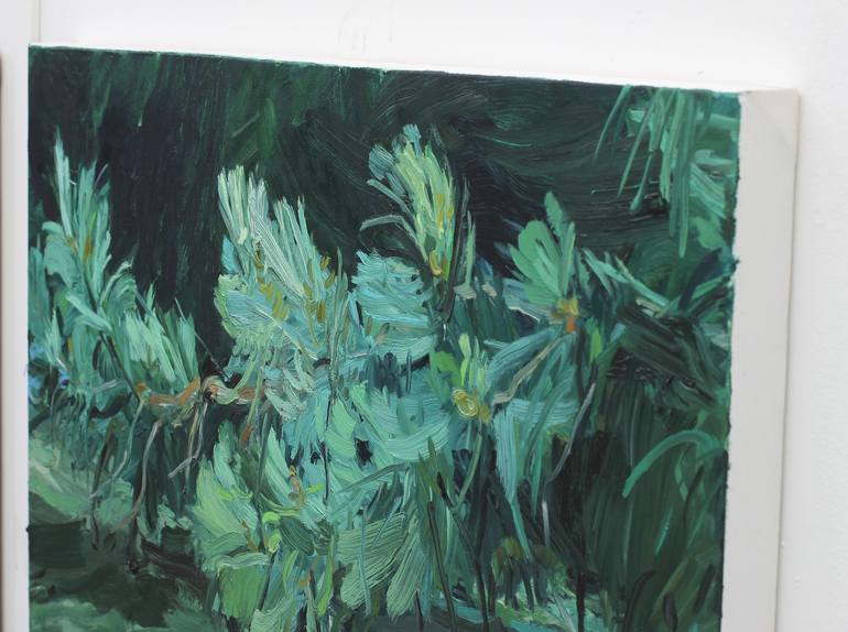 Original Expressionism Botanic Painting by Diana Savostaite
