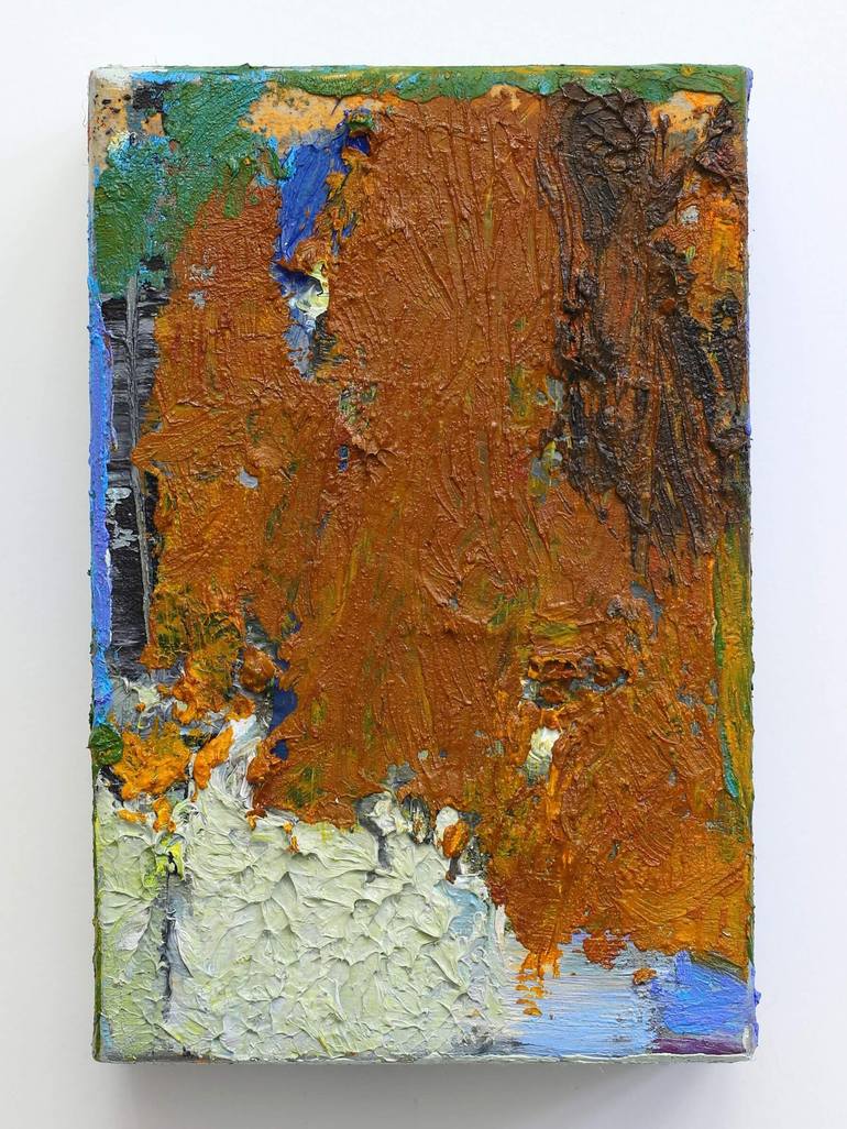 Original Abstract Expressionism Abstract Painting by Diana Savostaite