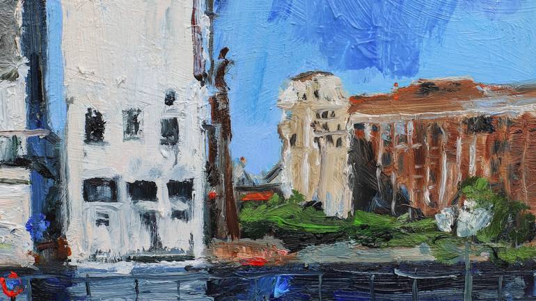 Original Contemporary Cities Painting by Diana Savostaite