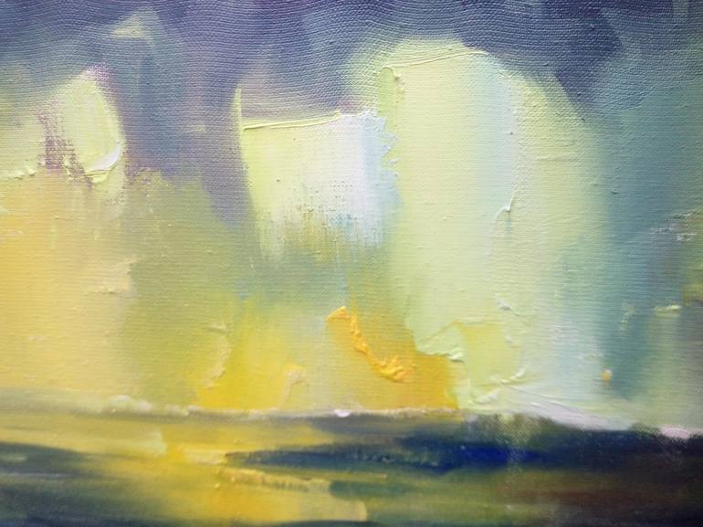 Original Abstract Landscape Painting by Artem Grunyka